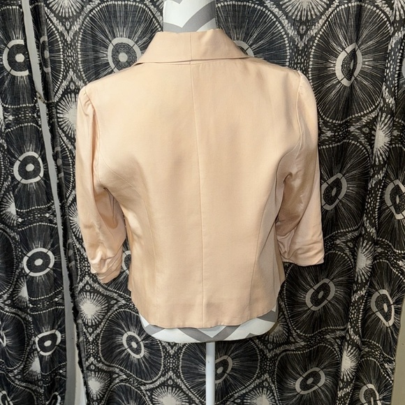 Pale Pink Velvet Heart Blazer - S - Picture 7 of 8